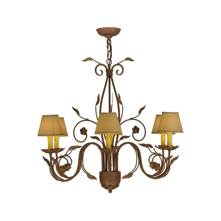 Meyda Lighting Bordeaux 6 - Light Dimmable Chandelier