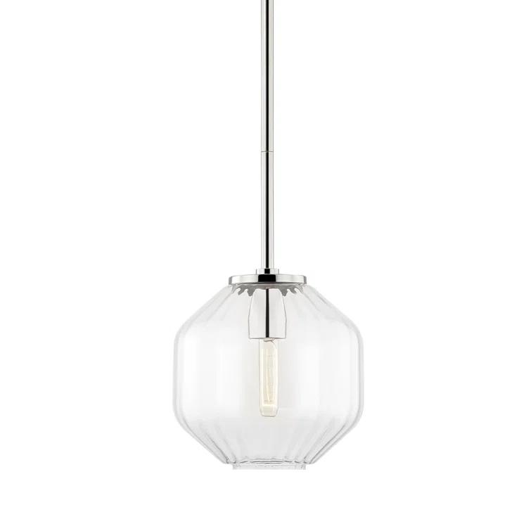Belle Pendant Light - Polished Nickel