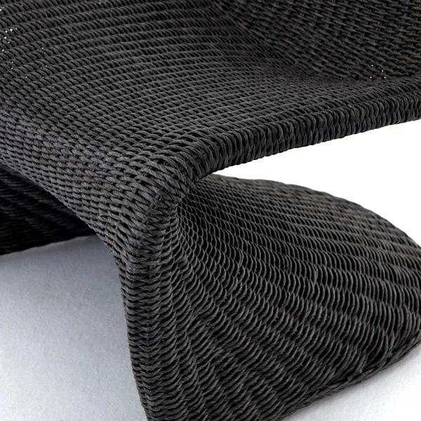Manila Indoor / Outdoor Accent Chair - Vintage Coal