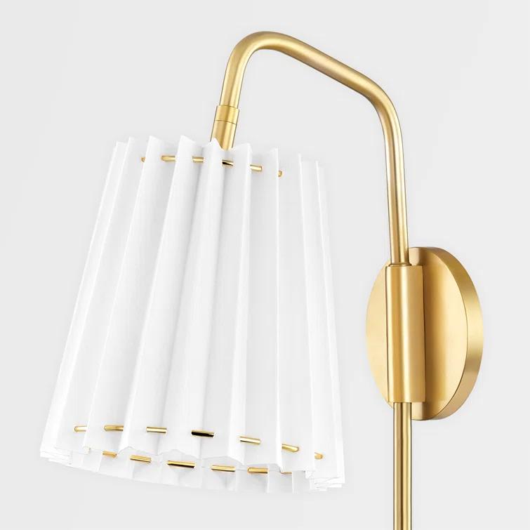 Cosette Plug-In Sconce - Antique Brass / 1 Light