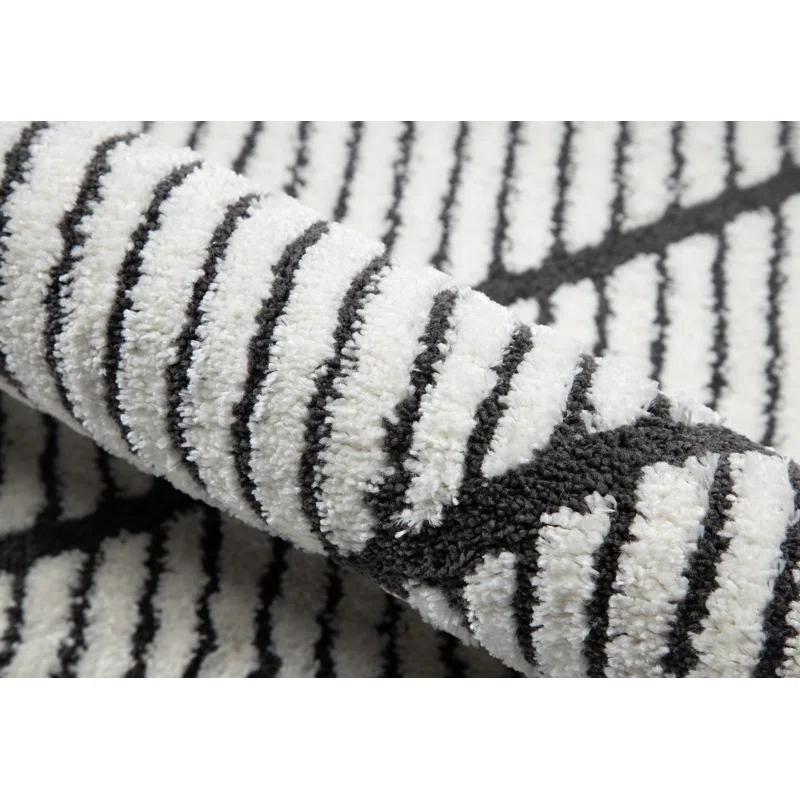Lindy Charcoal/Ivory Rug