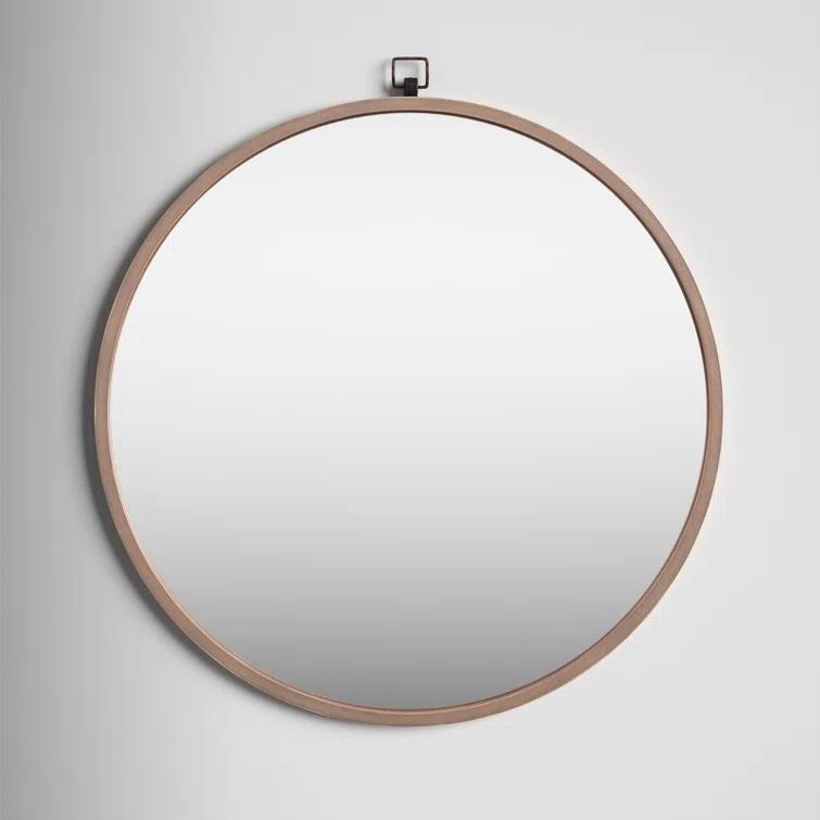 Kelly Clarkson Home Alariz Metal Flat Wall Mirror