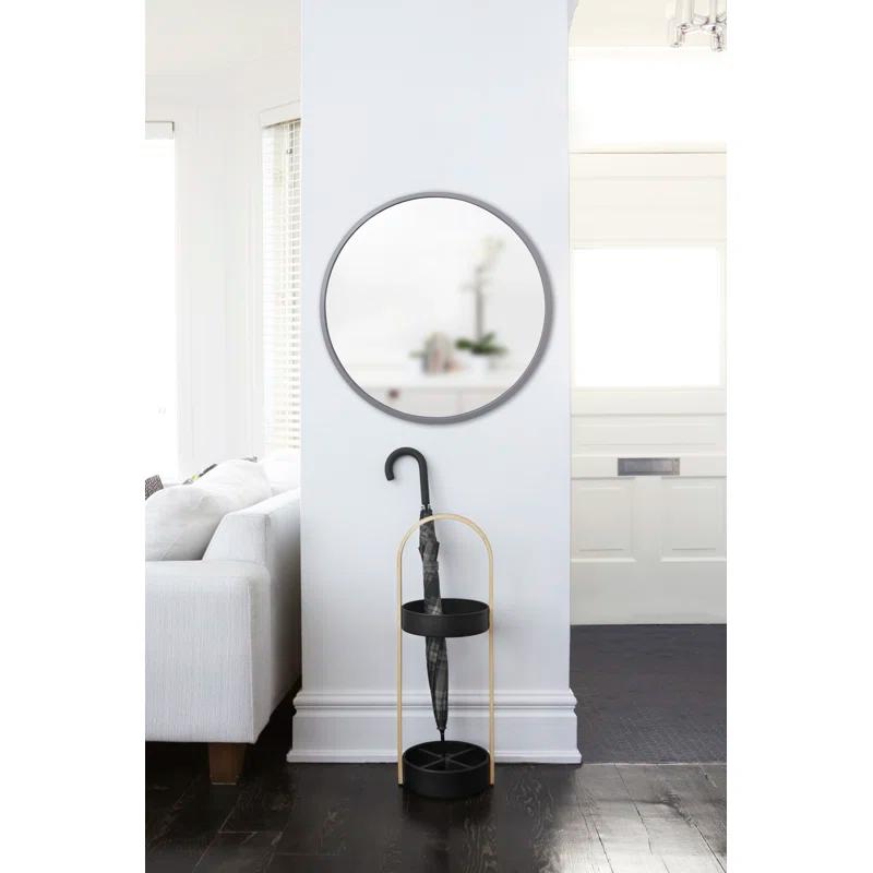 Hub Rubber Round Mirror