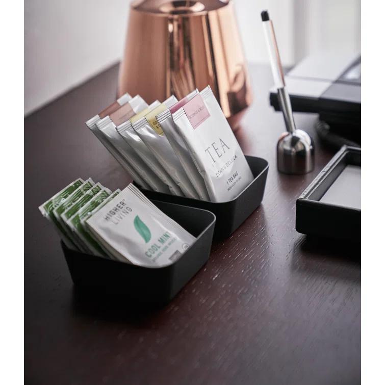 Yamazaki Home Space Saving Vanity Tray, Square, Steel, Small