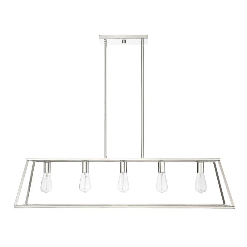 Clare 5 Light Metal Dimmable Kitchen Island Chandelier