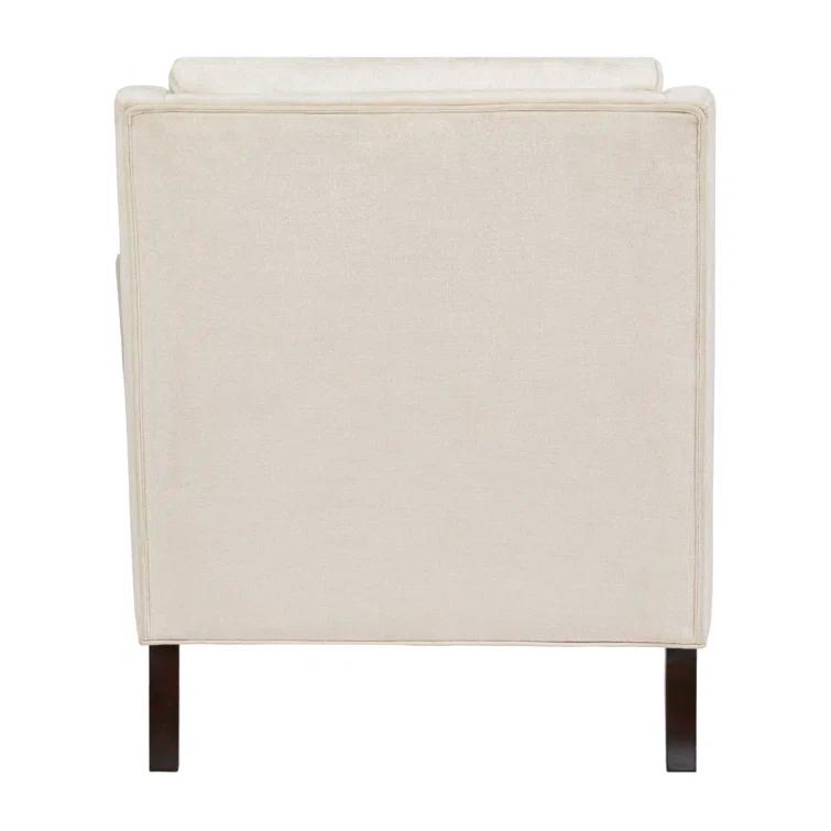 Crispin Wide Arm Velvet Lounge Chair