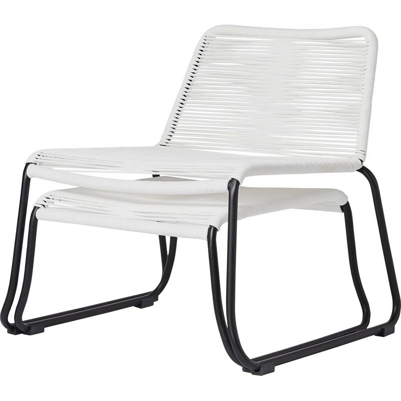 Huron Patio Chair with Ottoman