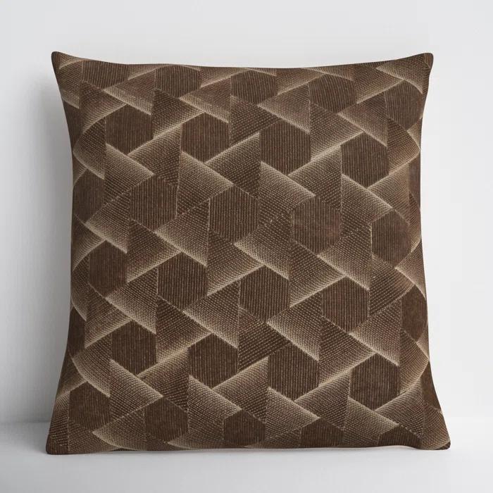 Gretchen Geometric Cotton Throw Pillow