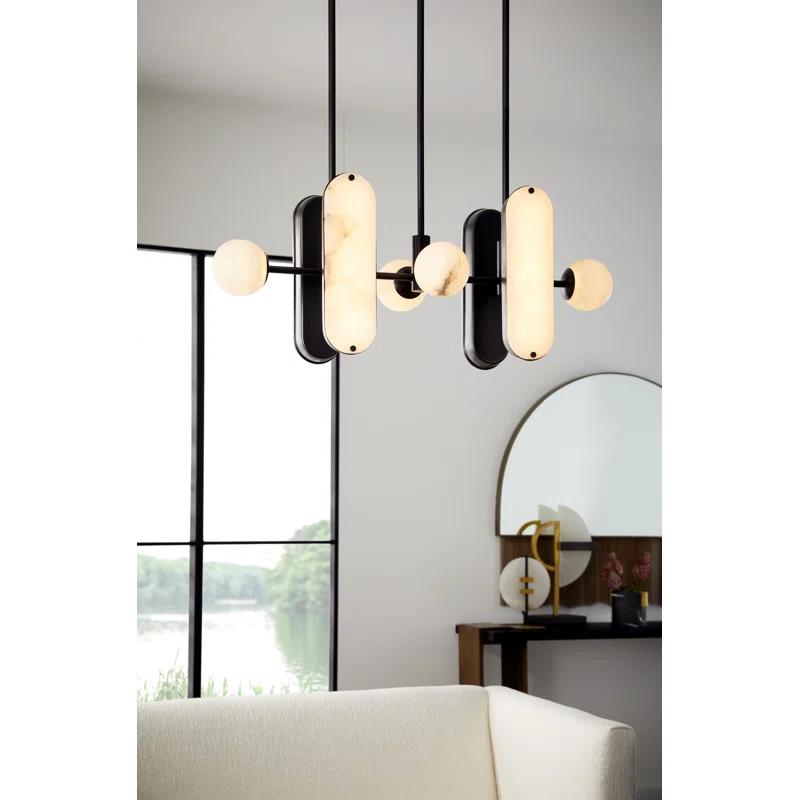Maradona Pendant Light by Arteriors - Bronze / 38" W