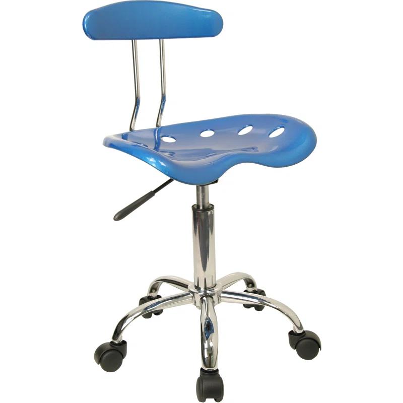 Flash Furniture Bonavant Adjustable Swivel Chair for Desk and Office with Tractor Seat