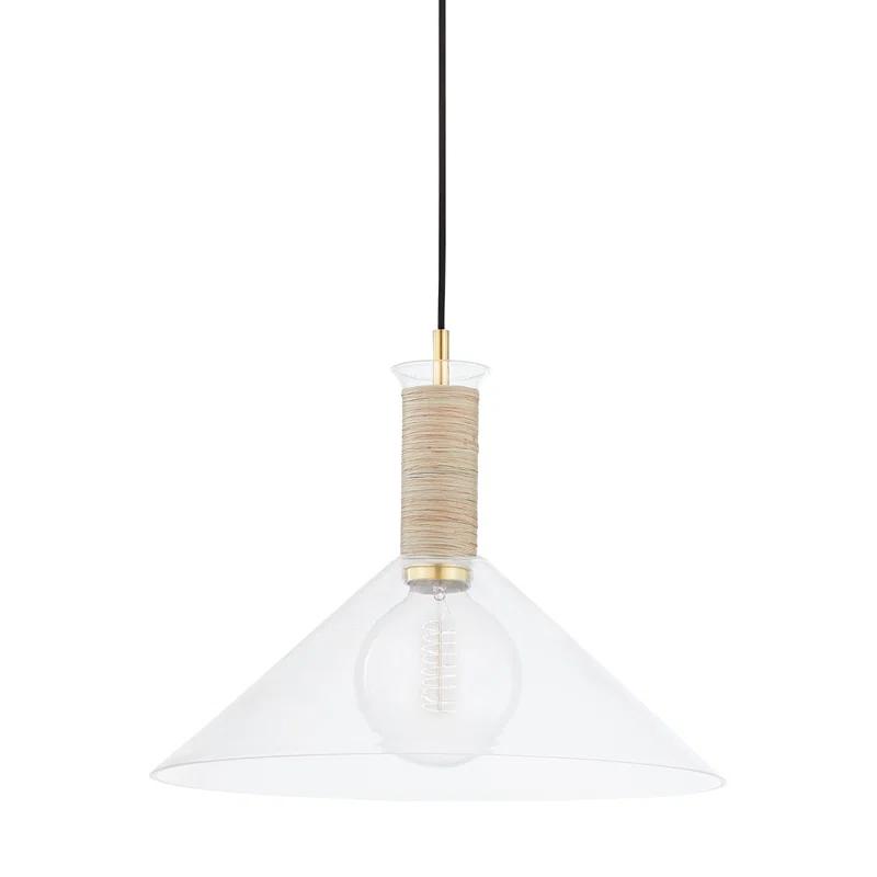 Novi Pendant Light - Natural / 16"Dia