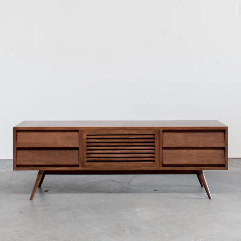 Virgo Solid Wood TV Stand for TVs up to 78"