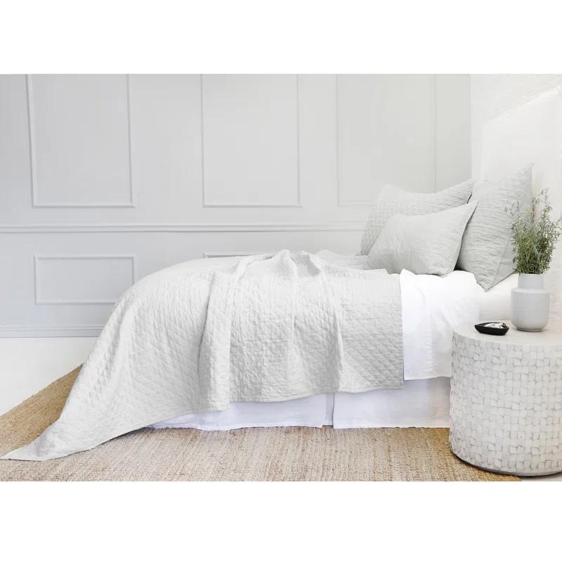 Hampton Quilted Sham by Pom Pom at Home - Cream / Standard