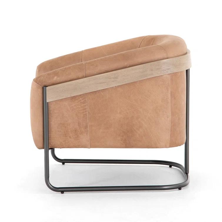 Gianni Leather Accent Chair