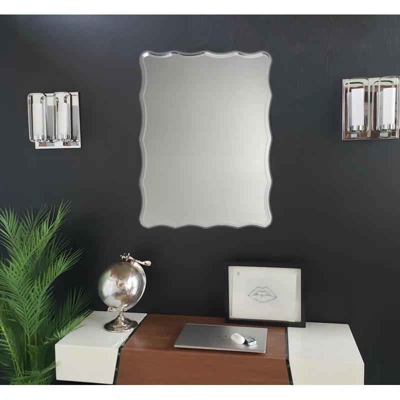 Willa Arlo™ Interiors Schulenburg Modern & Contemporary Frameless Accent Vanity Mirror