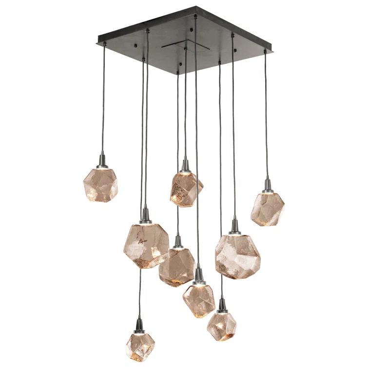 Gem 9 - Light LED Cluster Pendant