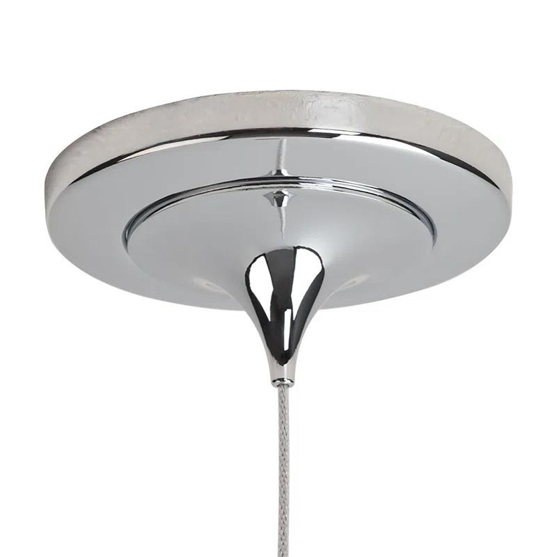 1 - Light Chrome LED Single Pendant