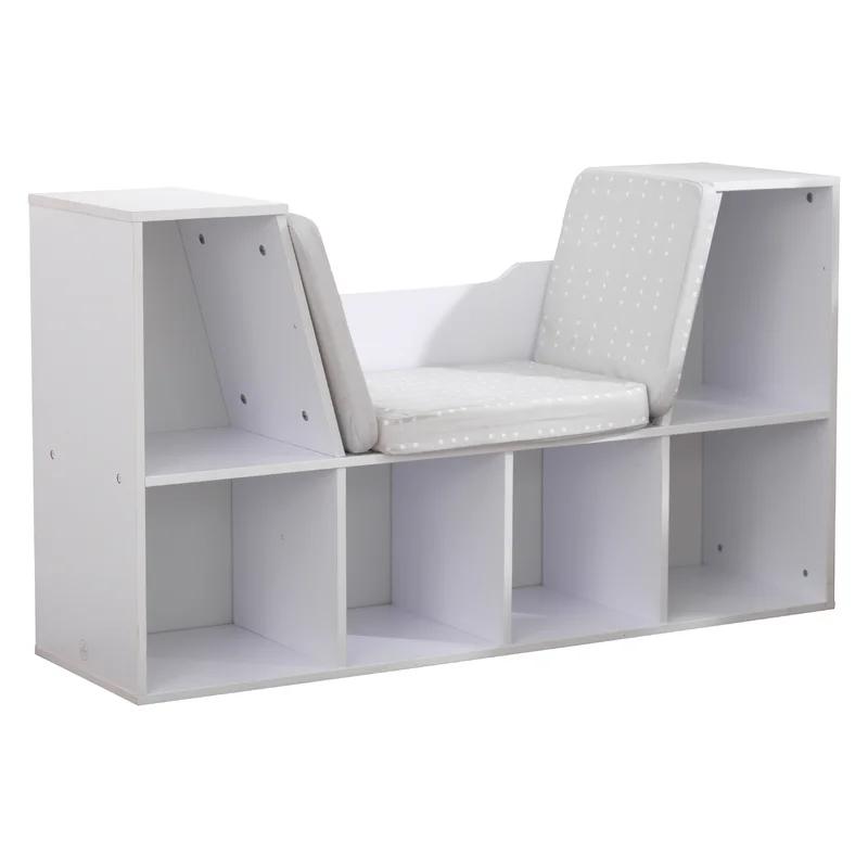 KidKraft Bookcase with Reading Nook, 6 Shelves