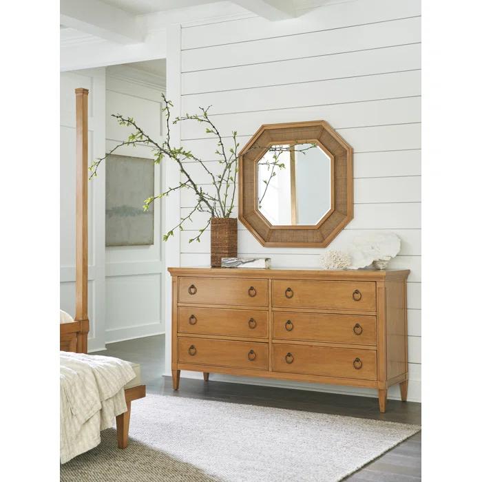 Laguna Wood Flat Wall Mirror