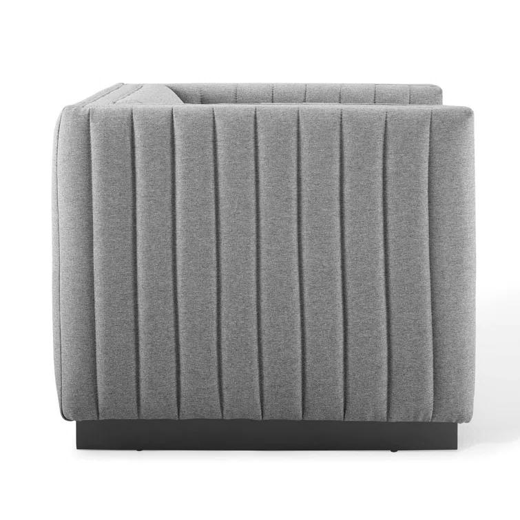 Modway Conjure Channel Tufted Performance Velvet Accent Armchair