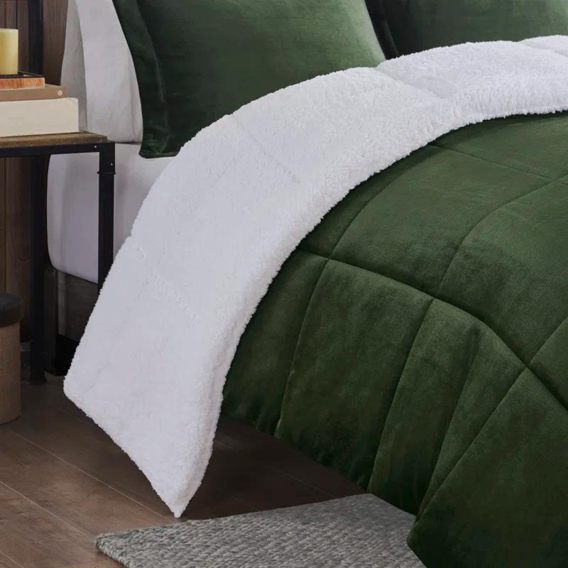 Woolrich Woolrich Alton Plush to Sherpa Down Alternative Comforter Set