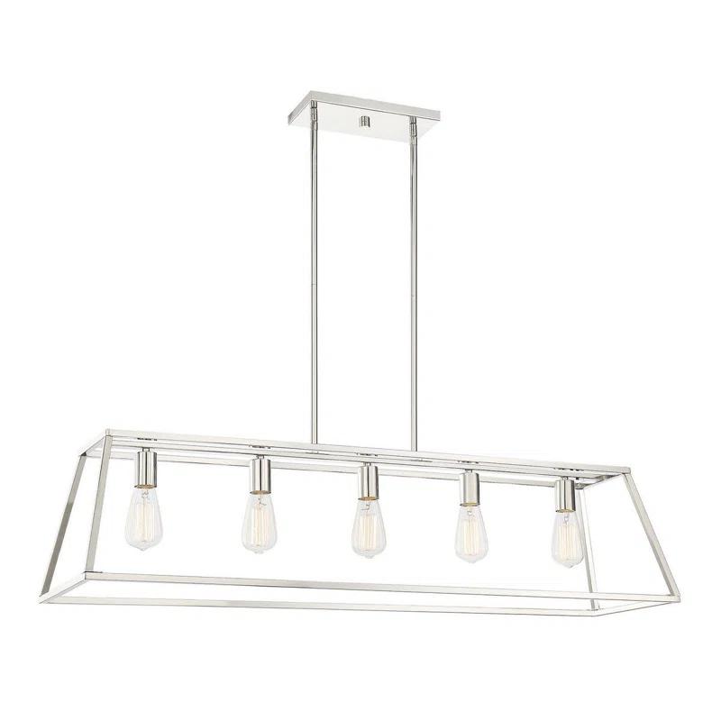 Clare 5 Light Metal Dimmable Kitchen Island Chandelier