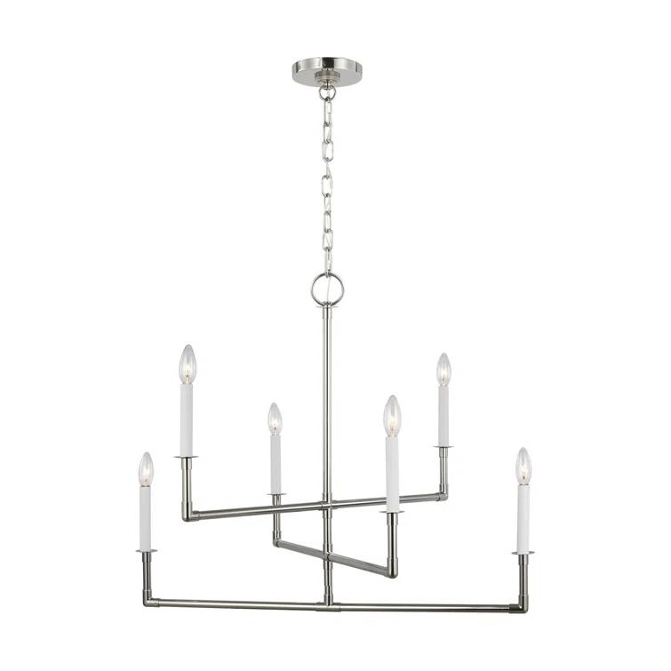 Brayden Studio® Jachin 6 - Light Dimmable Modern Linear Chandelier