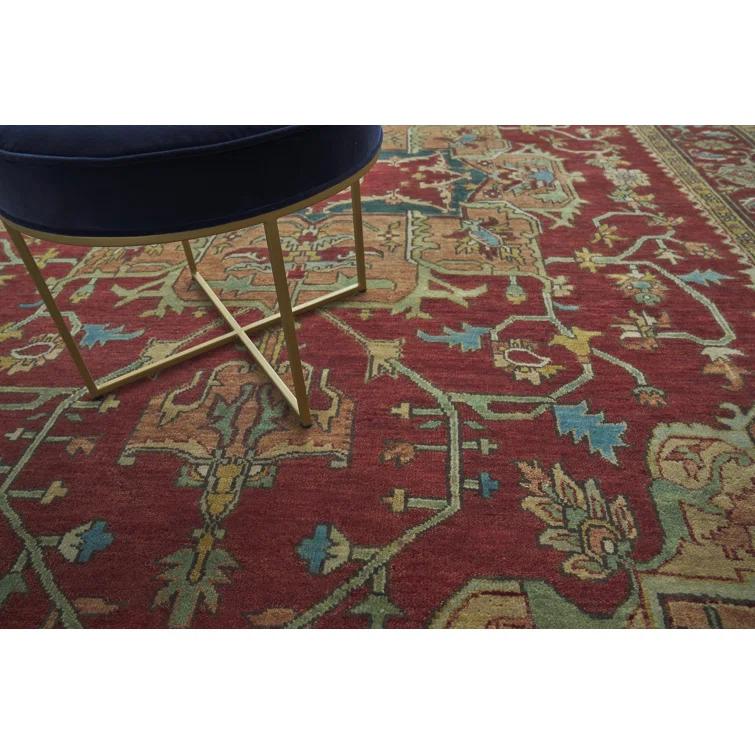 Antique Weave Serapi Wool Oriental Rug
