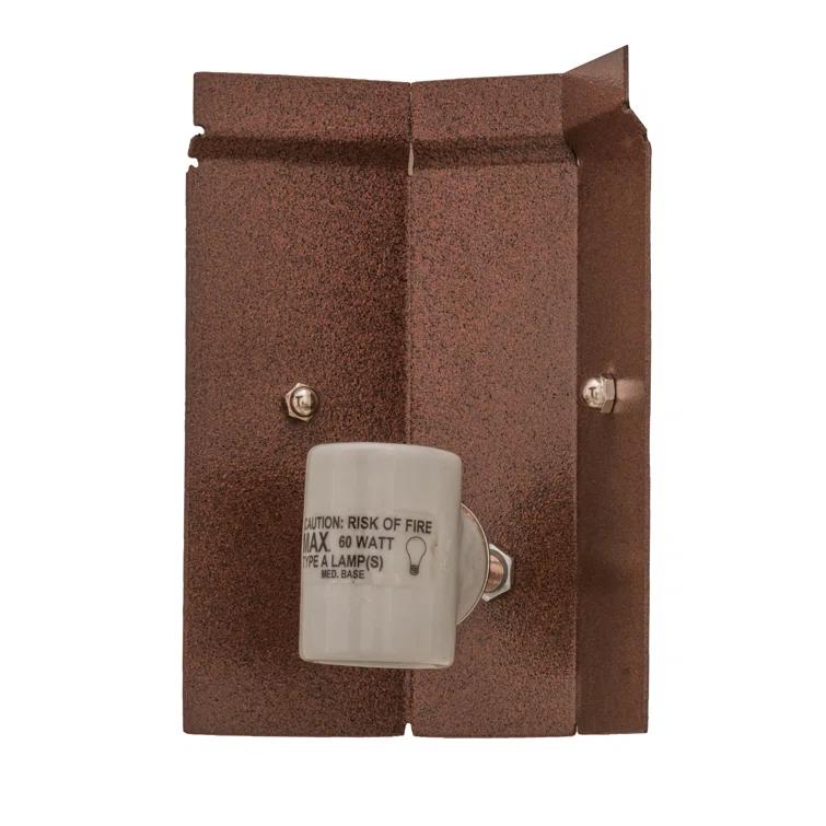 Rustic Lodge Flush Mounted Sconce