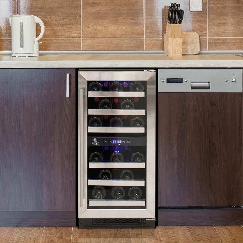 Vinotemp Connoisseur Series Compact Dual-Zone Wine Cooler