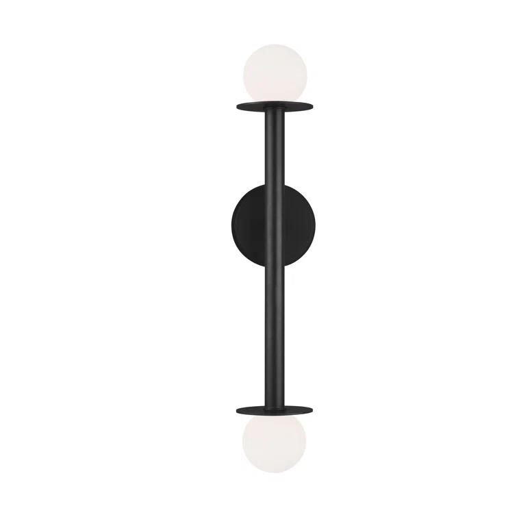 Nodes Double Sconce by Kelly Wearstler - Black