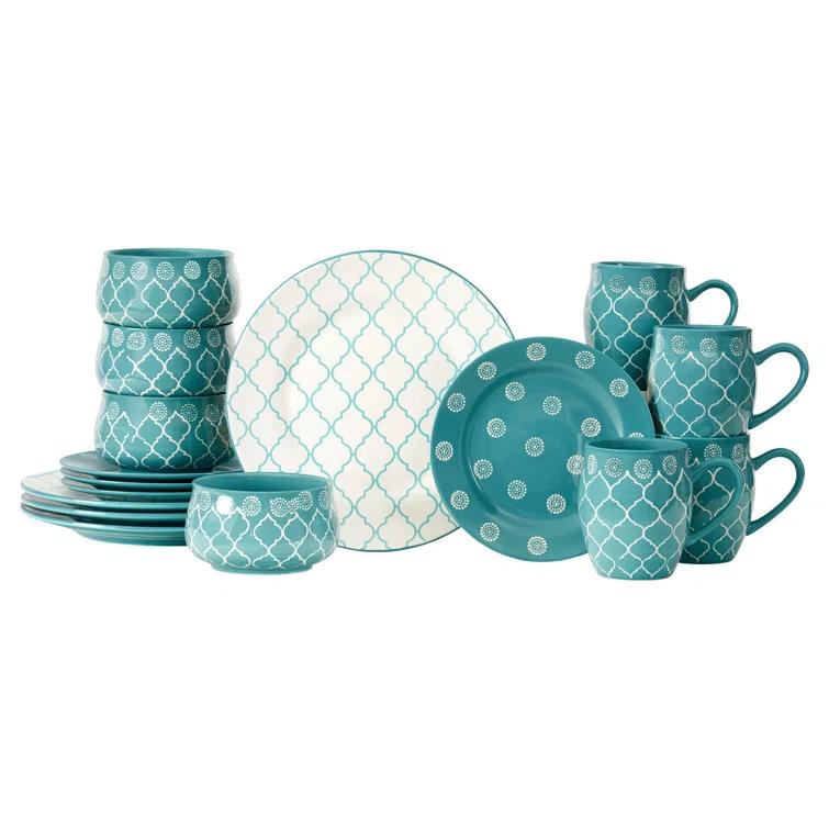 Baum Moroccan 16 Piece Dinnerware Set