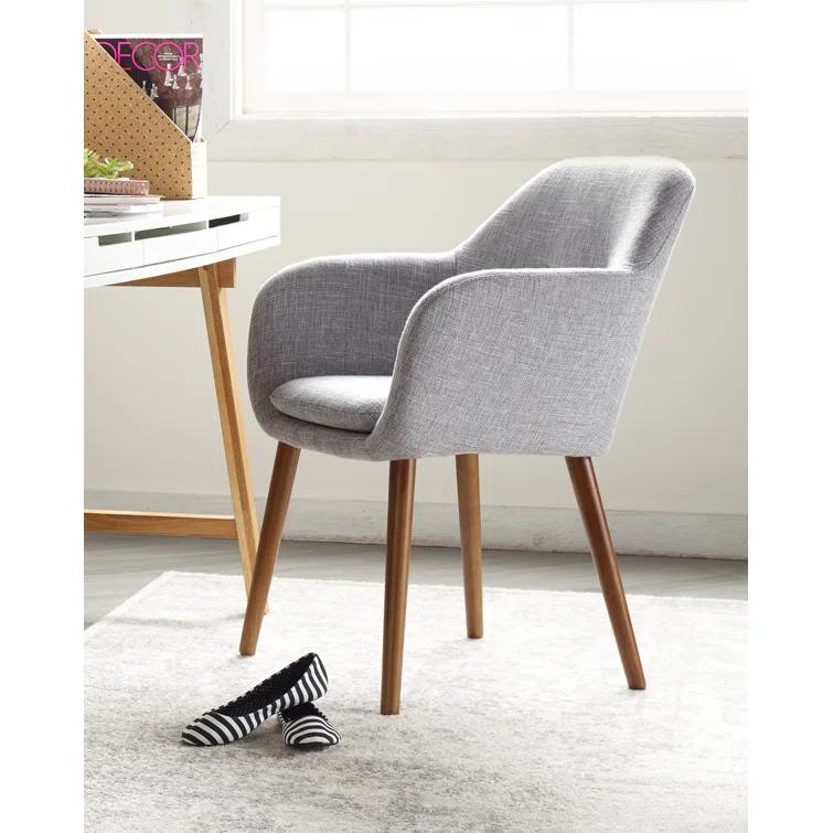 Adore Decor Roux Mid-Century Accent Chair for Home Office or Living Room