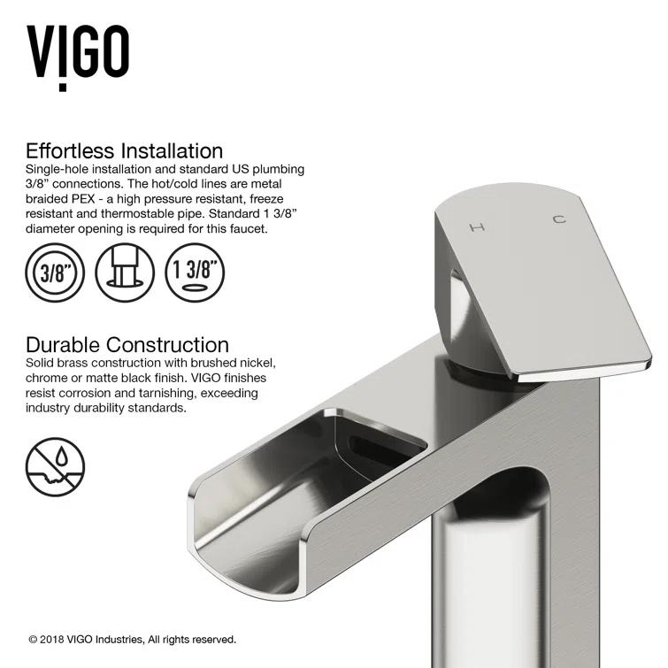 Ileana 7" H Single Handle Single Hole Bathroom Faucet