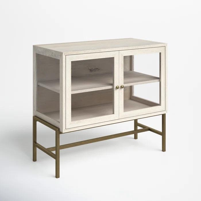 Warner Solid Wood Storage Cabinet