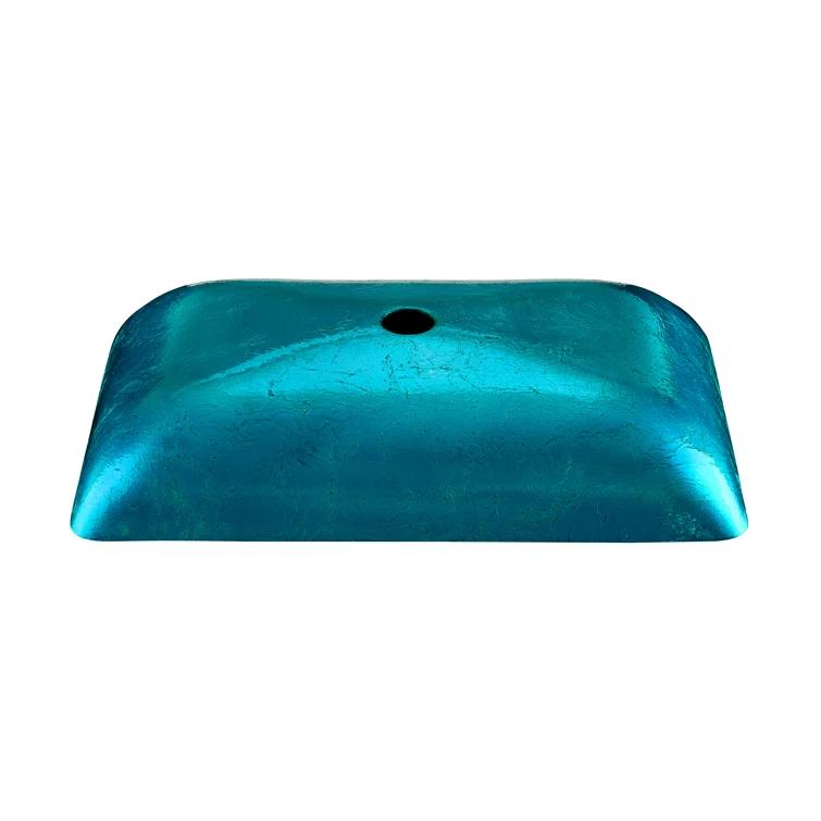 Cascade Rectangular Glass Vessel Sink with Faucet