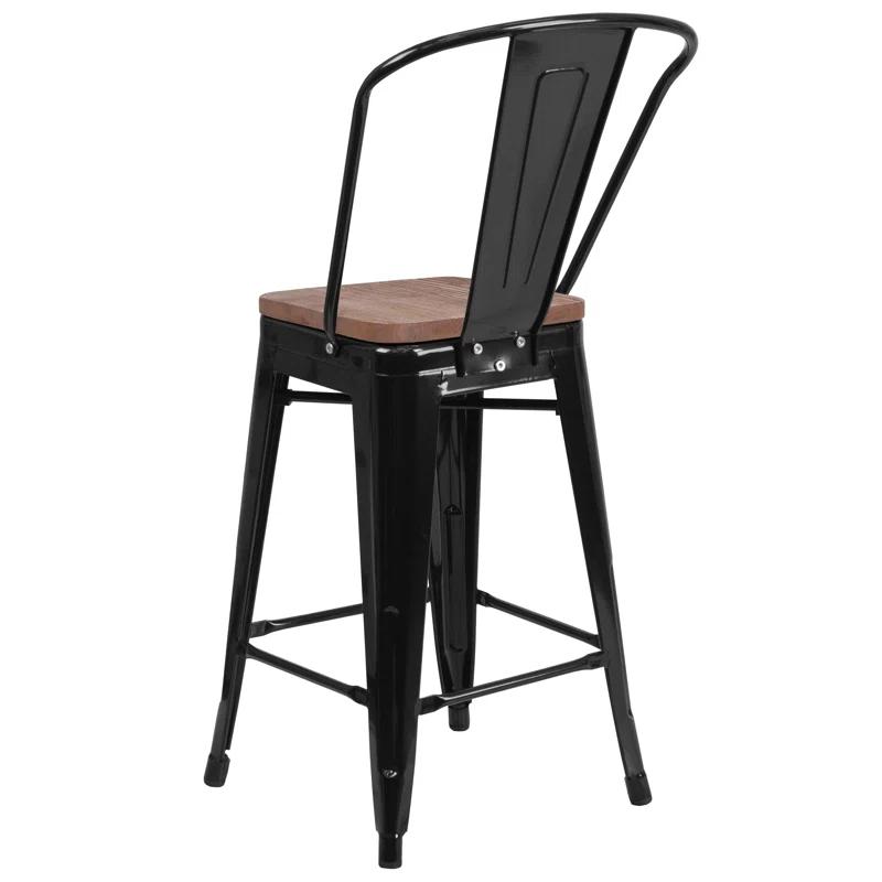Flash Furniture Steel Outdoor Stool