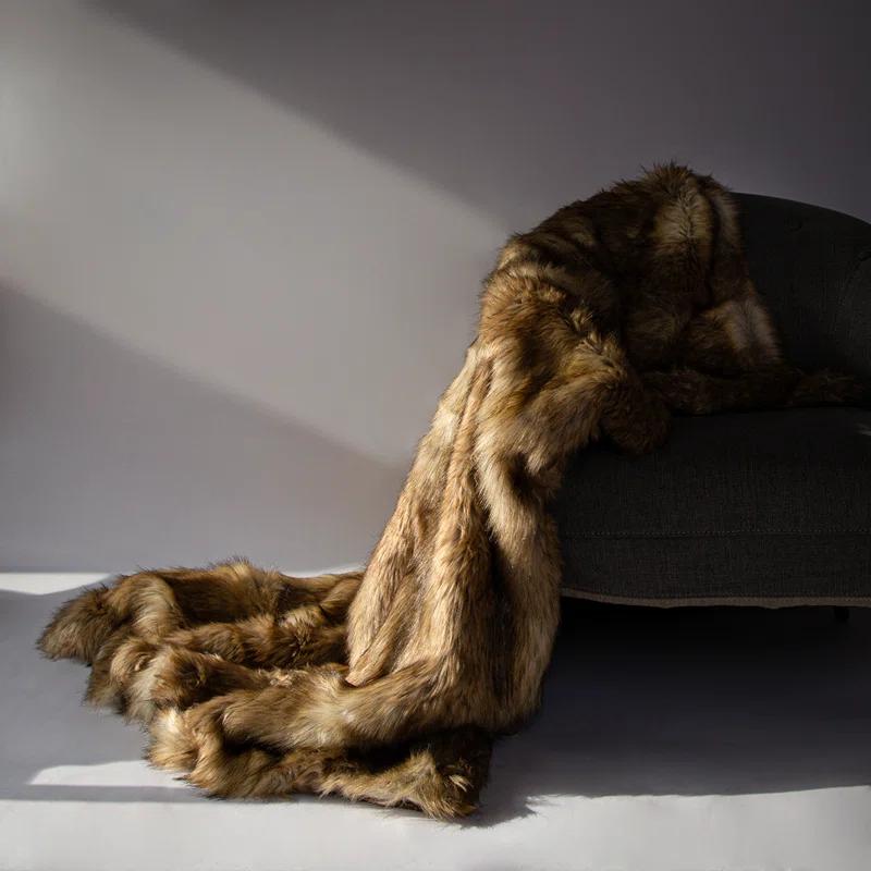 Faux Fur Throw