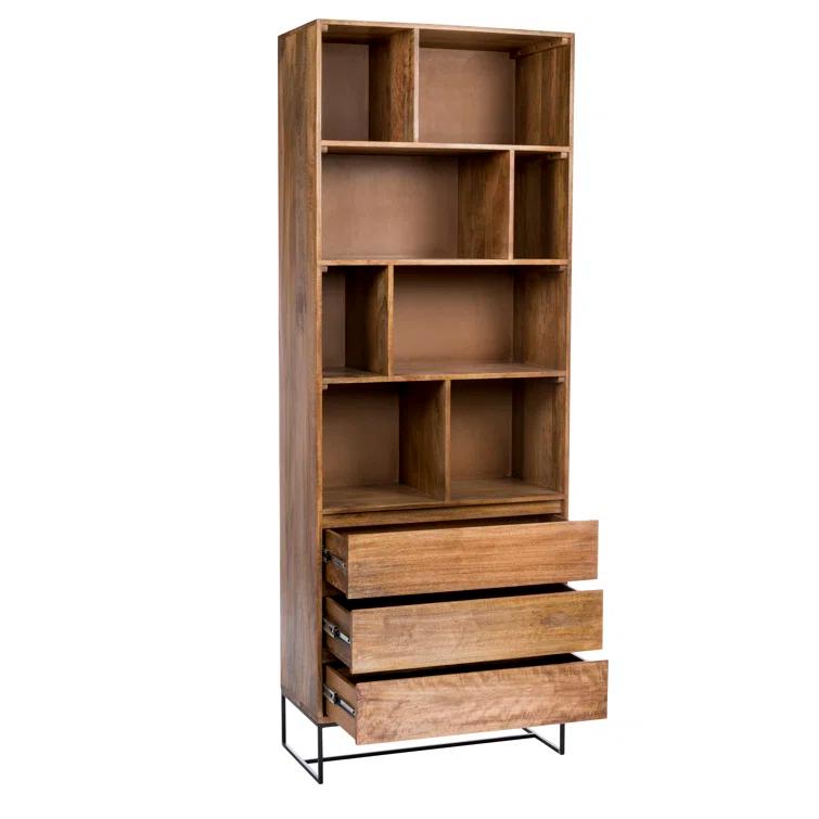 Ascent 86.5" H x 31.5" W Iron Standard Bookcase