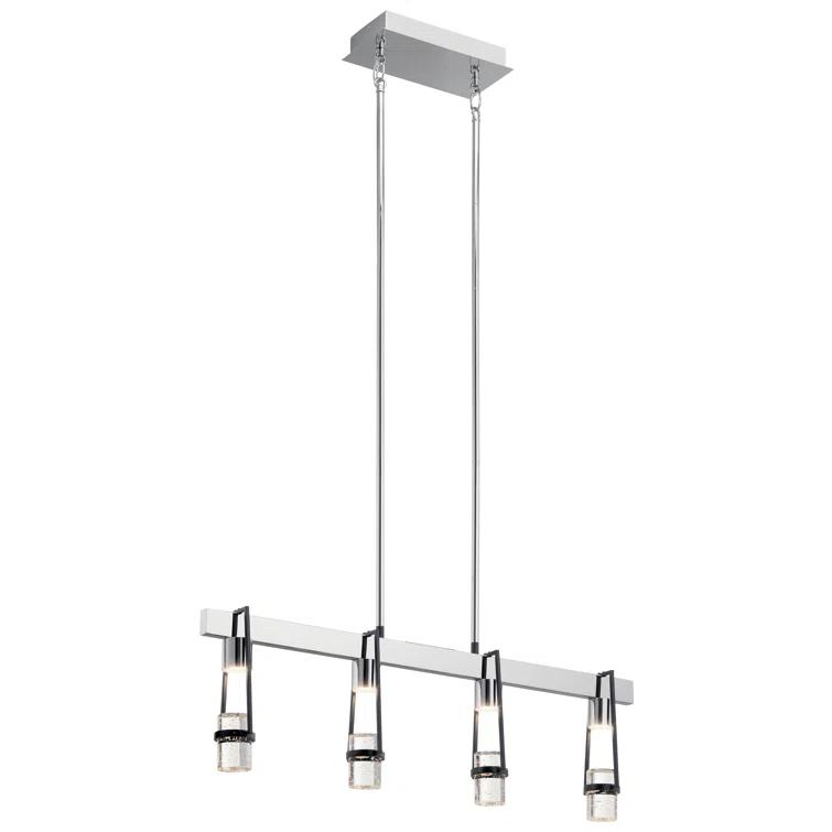Elan Lighting - Ayse - 32 Inch 14 Led Linear Chandelier - Elan Lighting