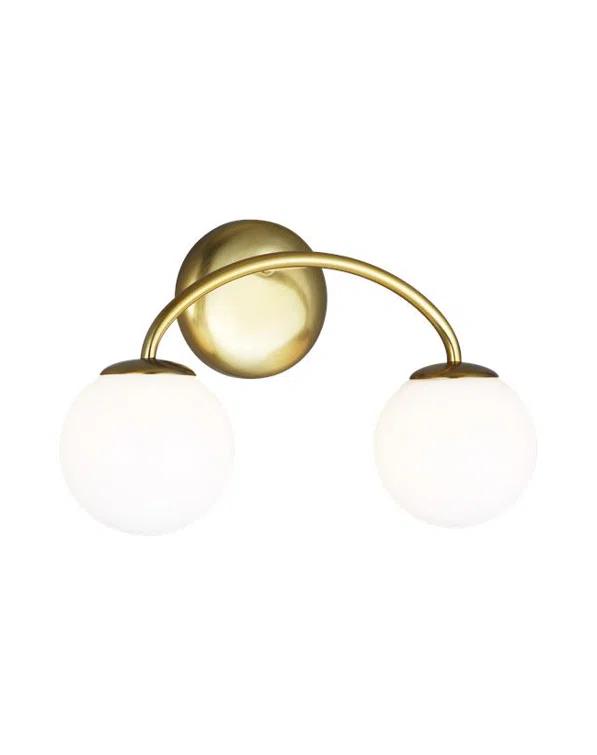 Galassia Vanity Light by AERIN - Burnished Brass / 2 Light