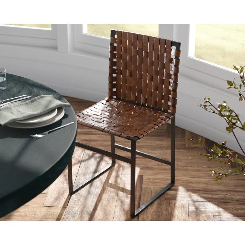 Augusta Genuine Leather Dining Chair