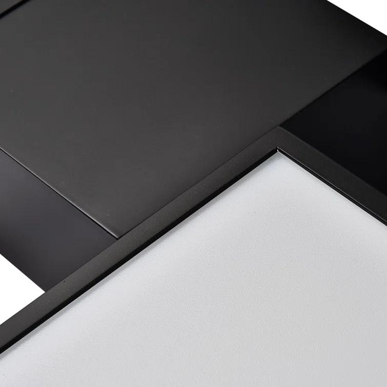 Radium 19-in Integrated LED Rectangular ETL Certified Semi Flush Ceiling Light