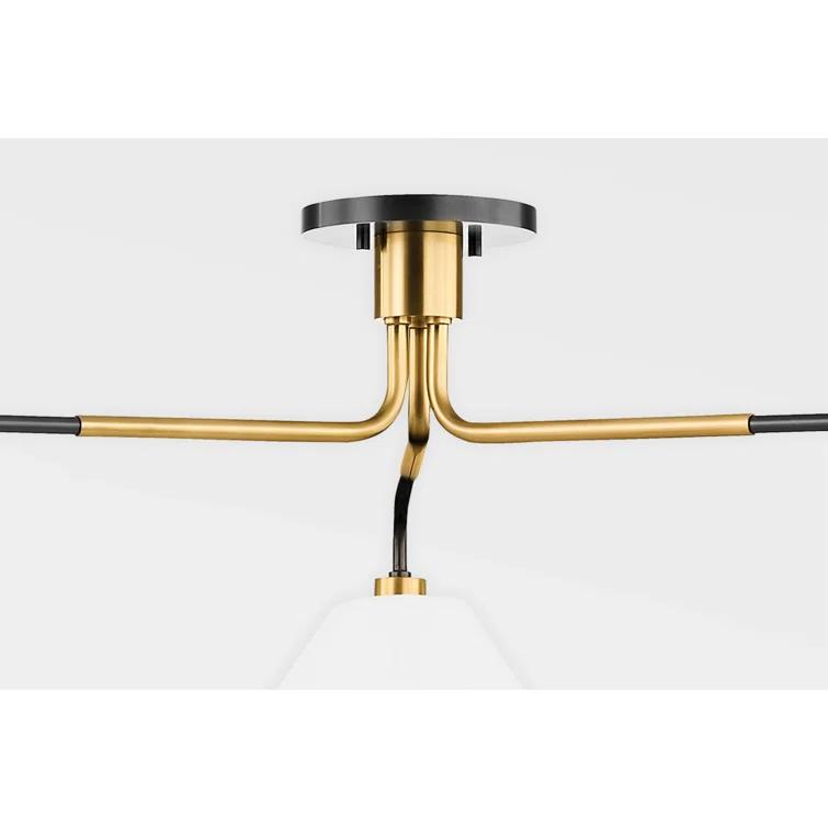 Tuen Chandelier - Brass and Bronze / 72"W