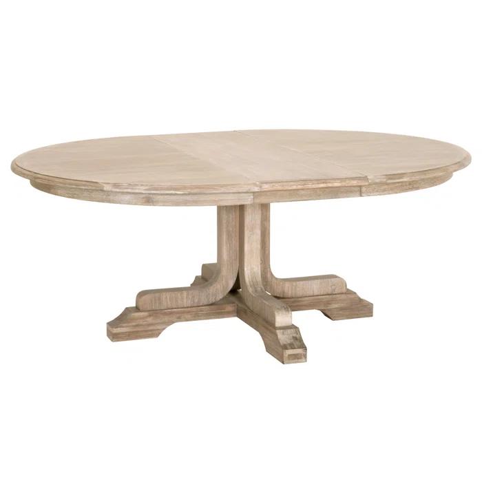 Torrey Oval Solid Wood Base Dining Table