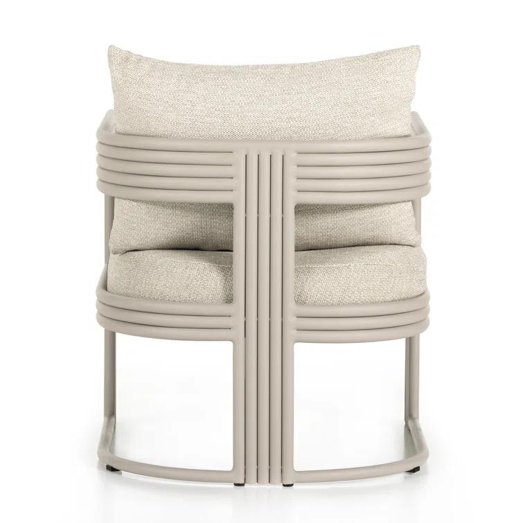 Oceane Indoor / Outdoor Accent Chair - Taupe