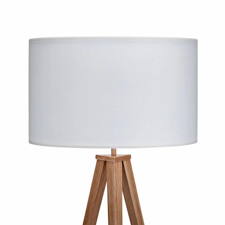 Cardone 60" Modern Standing Tripod Floor Lamp with Drum Shade