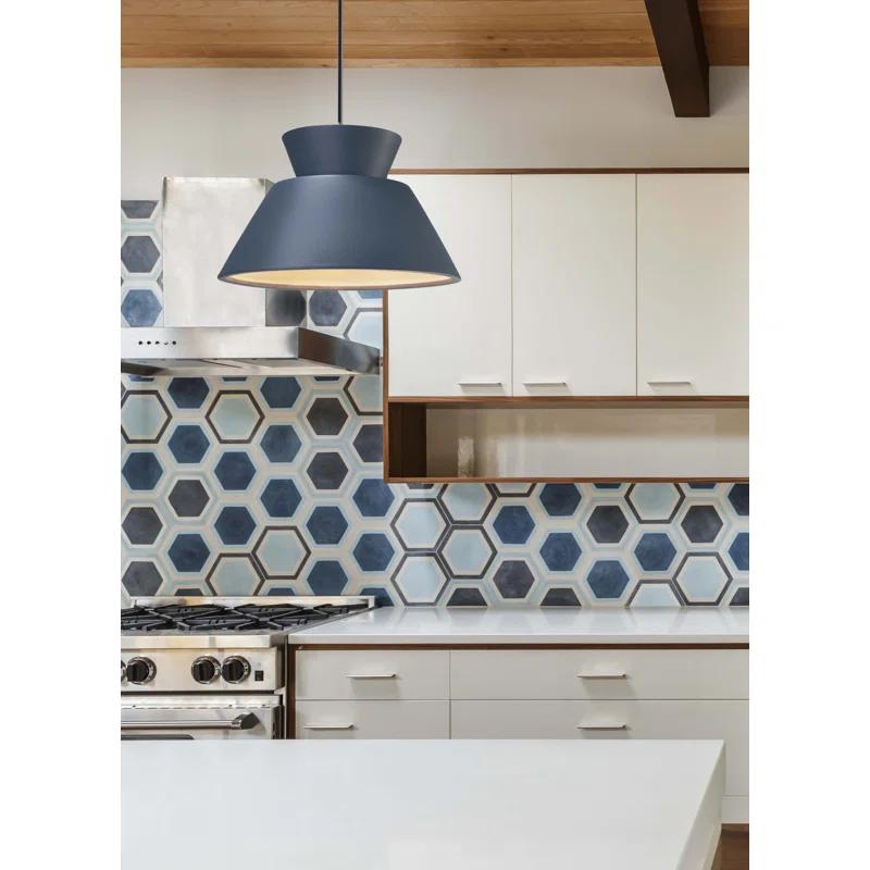 Logan Single Light Ceramic Dimmable Pendant