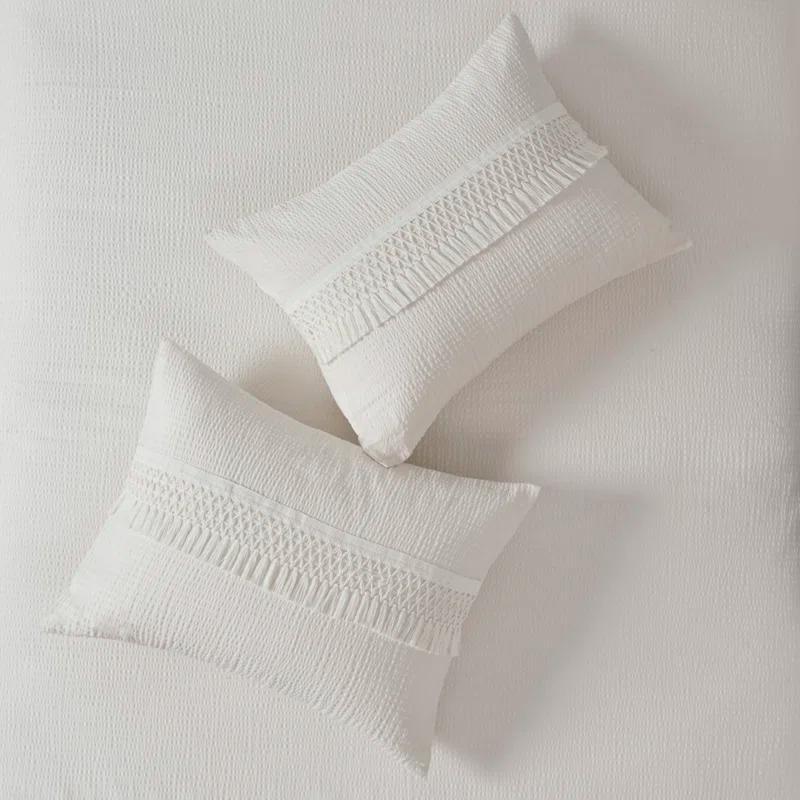 Kelly Clarkson Home Hugo Cotton Seersucker Duvet Cover Set