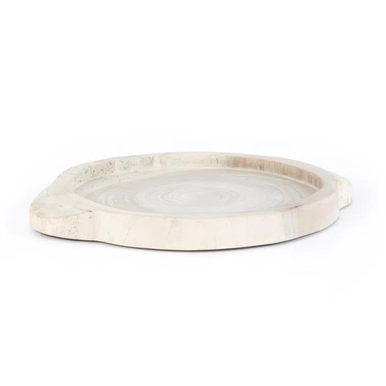 Lylah Round Tray - Ivory